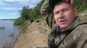 Рыбалка на Оке! С пацанами на рыбалку на Оку да с утреца!