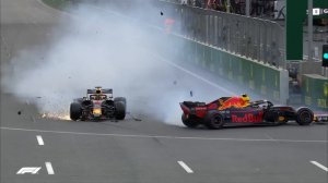 Ricciardo and Verstappen Explain Baku Crash | 2018 Azerbaijan Grand Prix