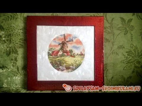Как сделать обрамление вышивки смотреть онлайн