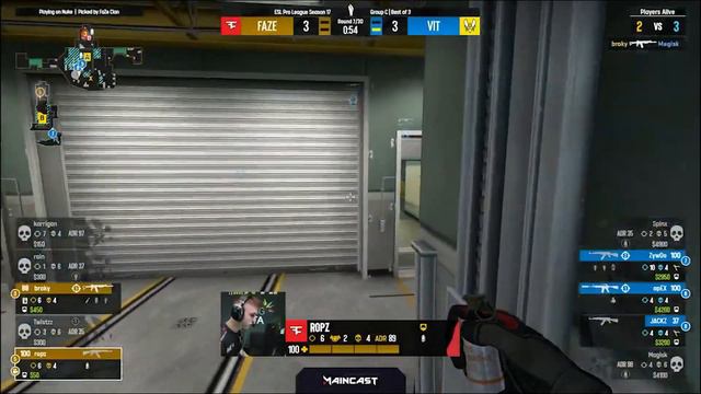 Vitality vs Faze! СУМАСШЕДШИЙ КАМБЭК! - ESL Pro League Season 17 - CSGO HIGHLIGHTS смотреть онлайн