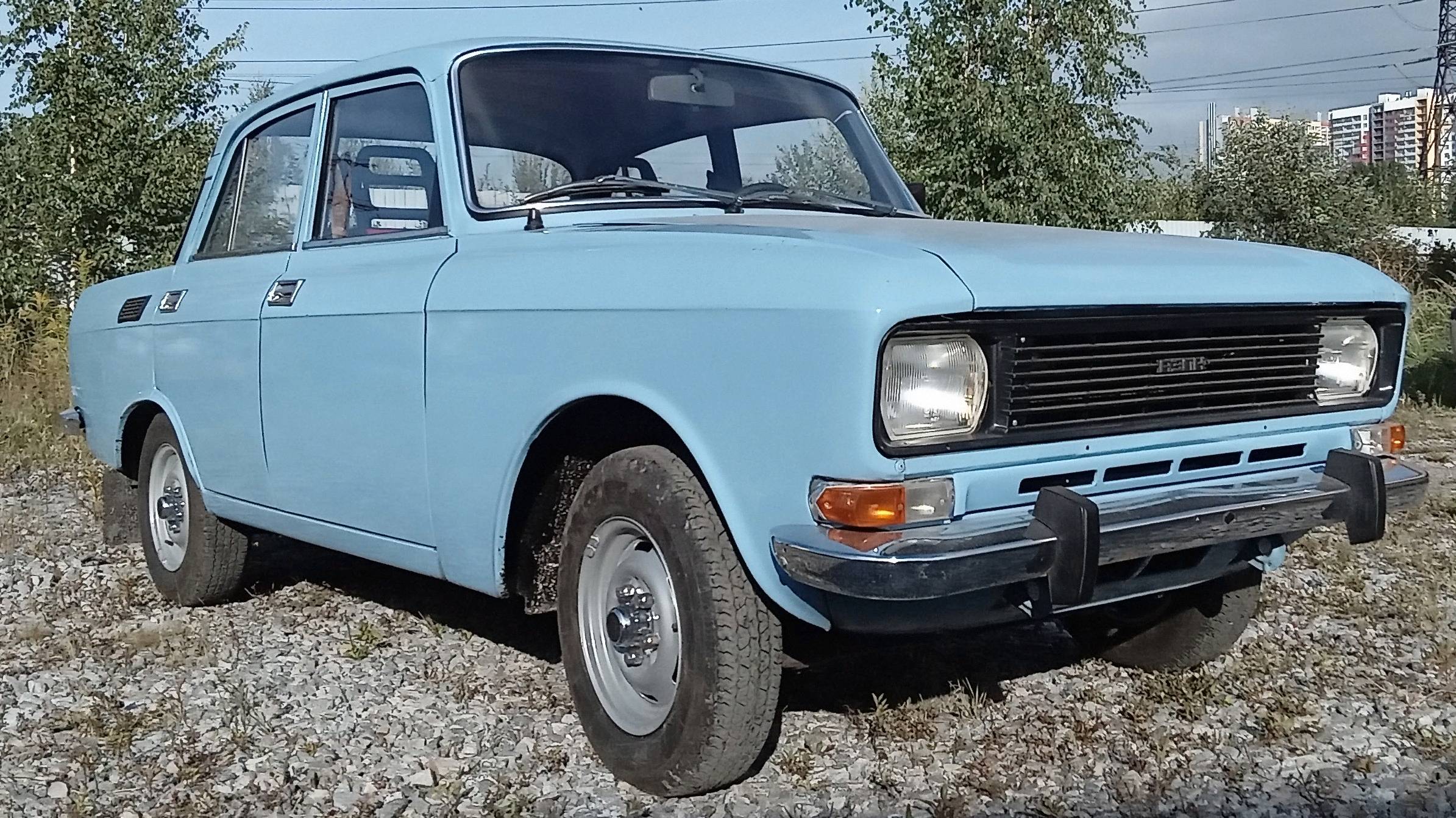 Настоящая  КАПСУЛА ВРЕМЕНИ!!!  МОСКВИЧ 2140 1983 Цвет Сенеж