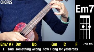 YESTERDAY - Ukulele Beatles Challenge - DAY 8