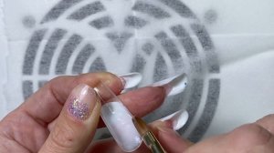 Молочный дизайн на верхних арочных формах