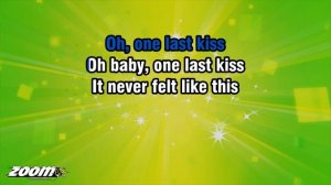 Bobby Vee - One Last Kiss - Karaoke Version from Zoom Karaoke