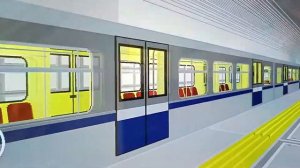 обкатка нового метровагона 81-740 (Русич)