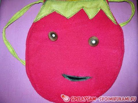 Как сшить слюнявчик «Ягодка моя» смотреть онлайн