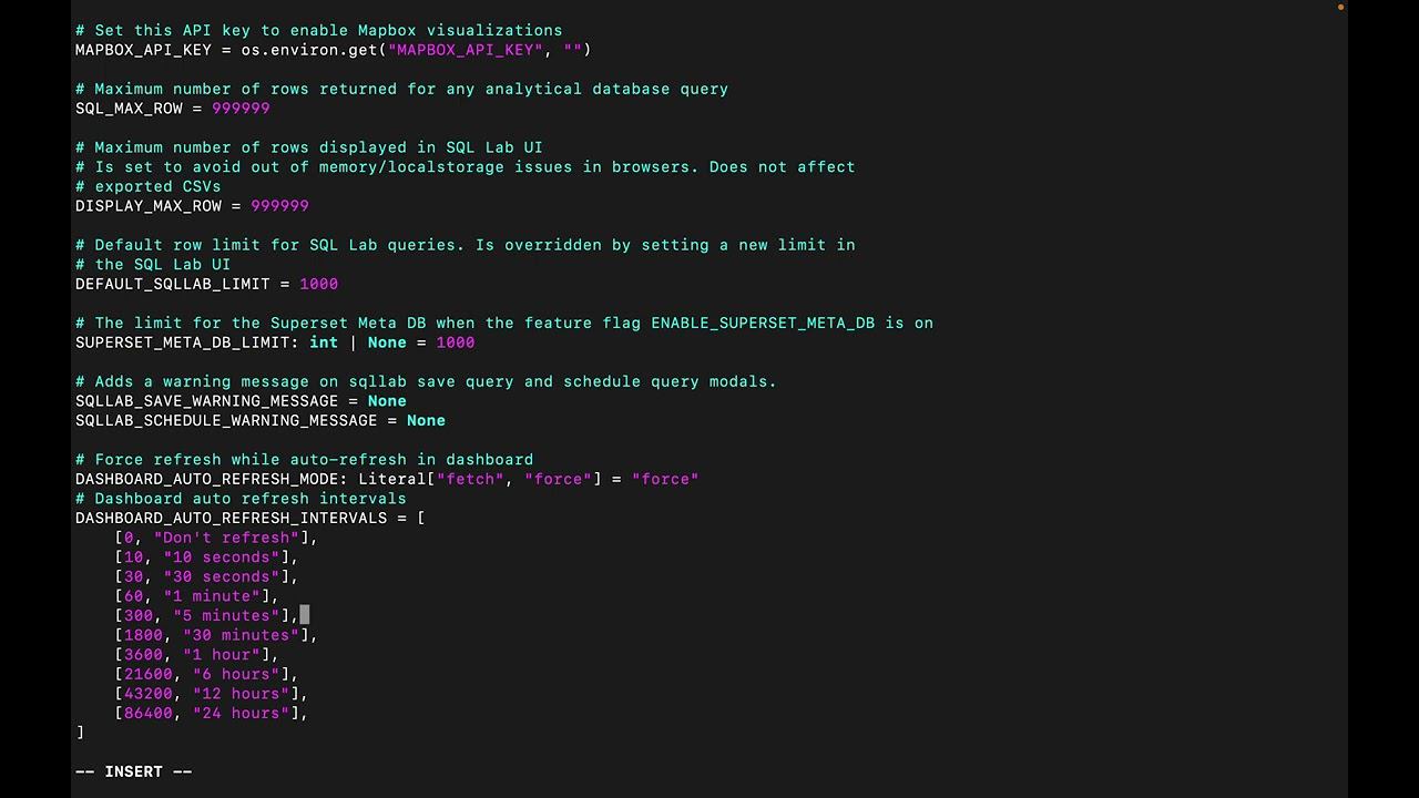 Screencast Superset 10 - Изменение Hardcoded параметров
