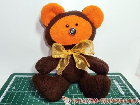 Мягкая игрушка медвежонок. Как сшить смотреть онлайн