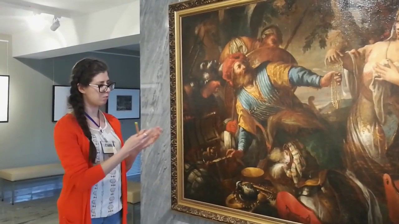 Детям о сюжете картины "Елеазар и Ревекка" из собрания Музея Машкова