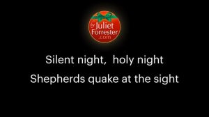 Silent Night.  G+.  Lower Key.  Karaoke Piano with Lyrics