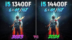 Core i5 14400F vs Core i5 13400F - Test in 8 Games