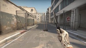 CS:GO SURVIVAL KNIFE BLUE STEEL WELL-WORN | SKIN SHOWCASE