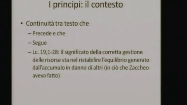(03) I principi dell'ermeneutica, il contesto nell'interpretazione della Bibbia