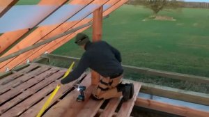 ONE YEAR TIMELAPSE | Renovating Old Roof - Working Only On Weekends