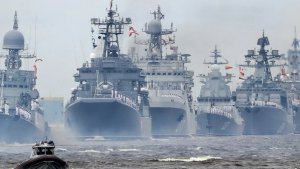Корабли трёх флагов на учениях «Океан-2024» в Средиземном море