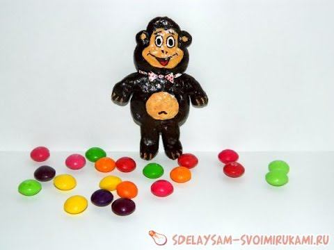 Как сделать обезьянку из соленого теста смотреть онлайн