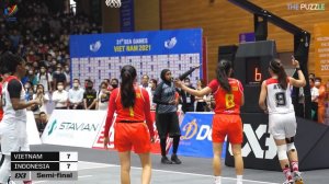 SEMI FINAL 2  Woman | Full Game 3x3 : Vietnam vs Indonesia I Basketball Sea Games 31 Ha Noi Viet Na