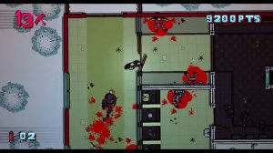 [Hotline Miami 2 campaign Downfall] Convicted Hard Mode kinda full combo [27x]