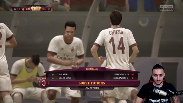 MILAN - ROMA!! FIFA 18 AC MILAN CAREER MODE SHOW EP.7 смотреть онлайн