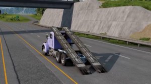 Автомобили против глубоководных испытаний в игре BeamNG Drive