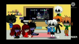 FNF react to Last breath sans mod