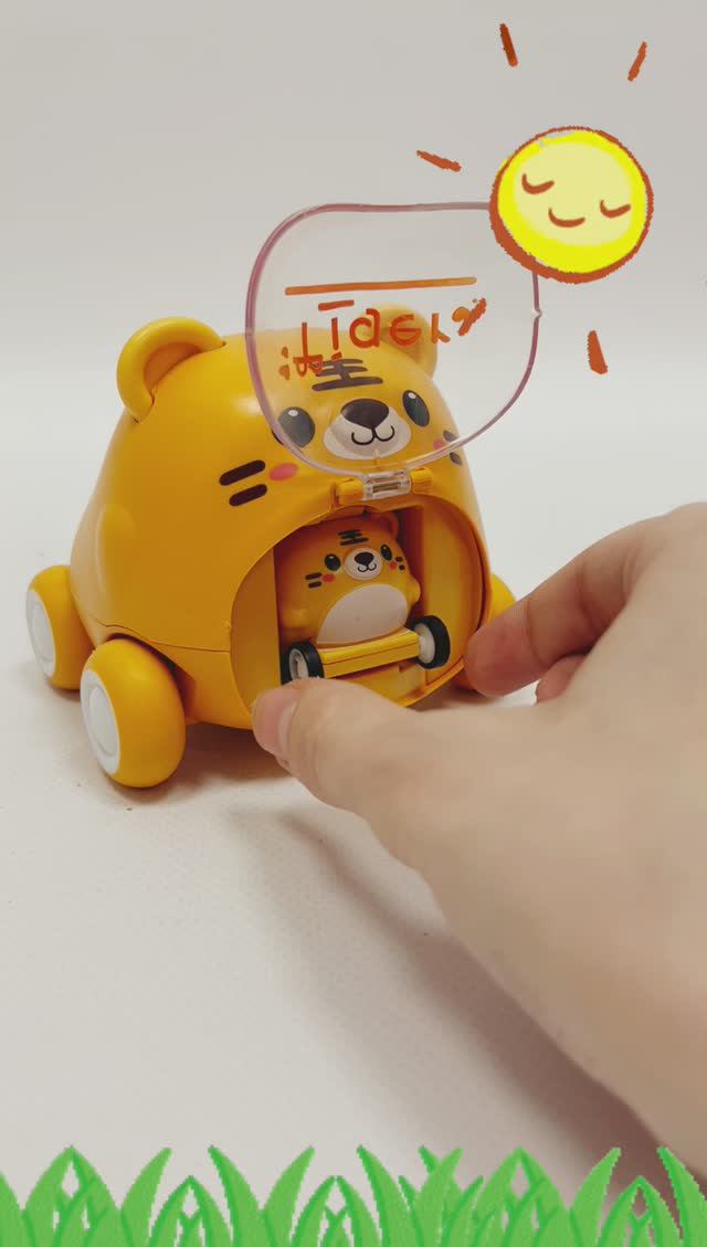 Инерционные машинки зверята с малышами SHARKTOYS