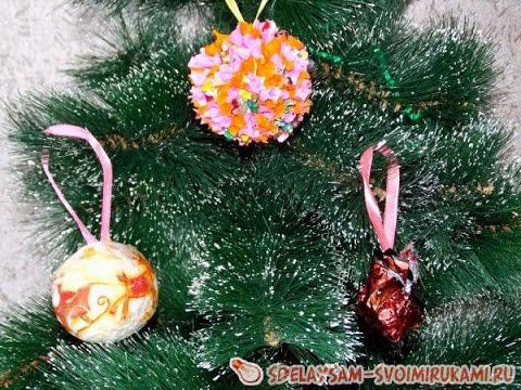 Елочные шары из папье-маше смотреть онлайн