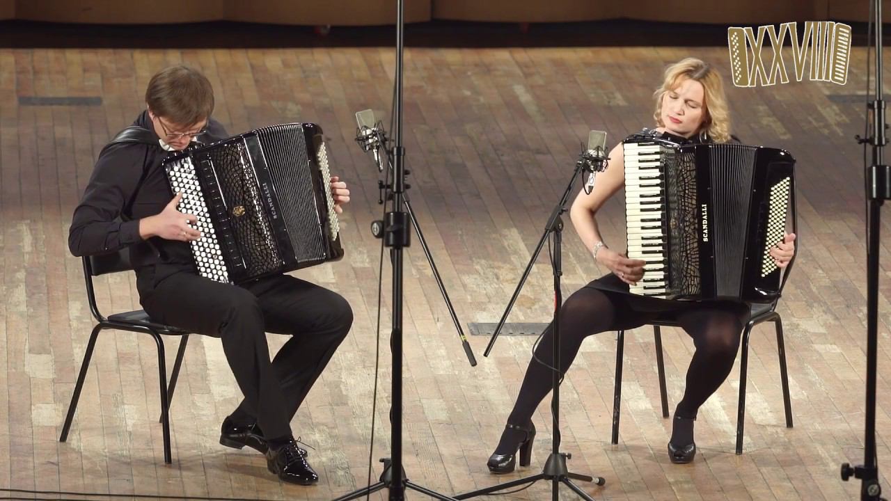 G.HERMOSA Anantango for accordion duo - Alexander Selivanov and Julia Amerikova / ХЕРМОЗА Анантанго