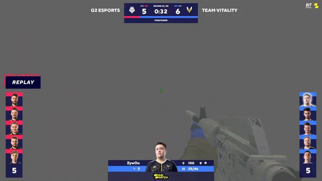 самый быстрый эйс от Zywoo за 2 секунды