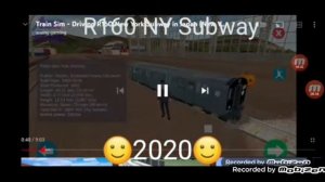 Эволюция метро R160 NY Subway из игры Train Sim (3583 bytes)