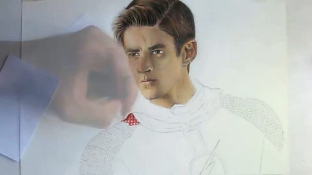 Speed Drawing Barry Allen: The Flash (Grant Gustin) смотреть онлайн
