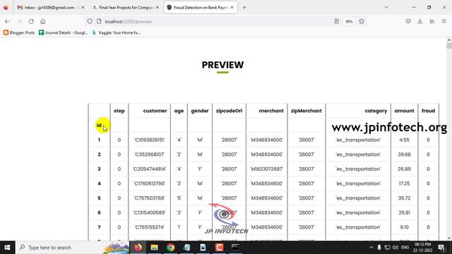 Fraud Detection on Bank Payments Using Machine Learning | Python Final Year IEEE Project 2023