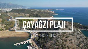 DJI Mini 3 PRO. Çayağzı пляж. Анталья, Турция.