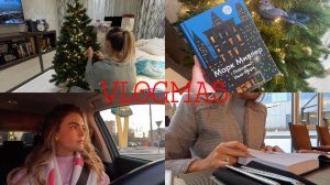 ВЛОГМАС🎄| ставлю елку, украшаю дом, будни и первая зимняя книга