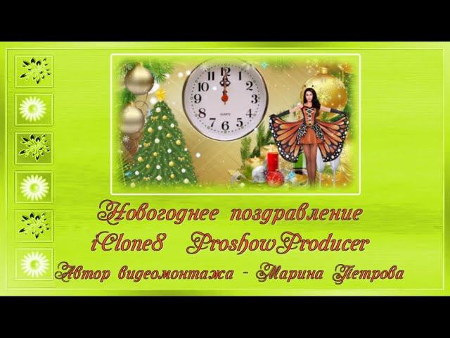 Мое Новогоднее поздравление в костюме бабочки