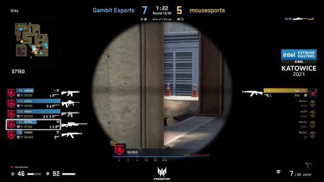 Gambit vs mousesports - IEM Katowice 2021 - VERTIGO Highlights смотреть онлайн