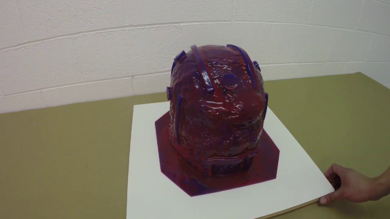 Косплей. Шлем супергероя. Форма для отливки (пошаговое руководство). смотреть онлайн