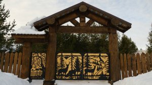 Лучший забор из дерева для частного дома. Забор из ЛИСТВЕННИЦЫ.