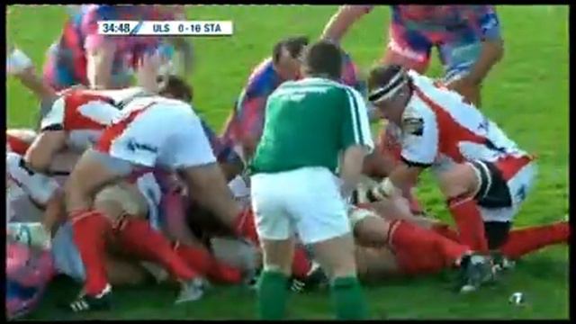 Ulster v Stade Français HEC 11/10/2008 Bryn Held Up смотреть онлайн