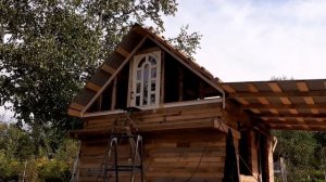 Крыша. Своими руками. #строительство #баня