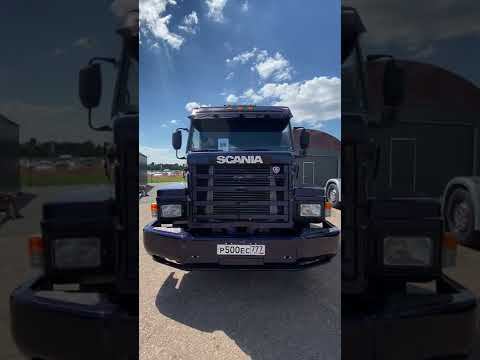 СЁРФЕР НА ТЮНИНГОВАННОЙ НОСАТОЙ SCANIA НА TRUCK FEST