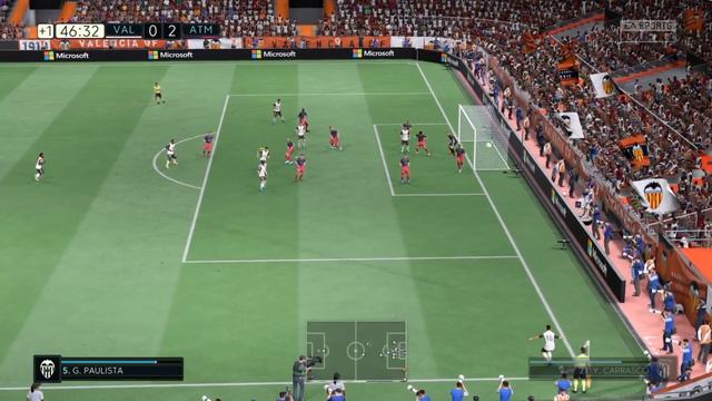 Valencia vs Atletico Madrid FIFA 22 Gameplay PS4 смотреть онлайн