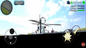 Black Hole Ninja Rope Hero Vegas Crime Simulator - Flying Military Helicopter #17 - Android Gamepla