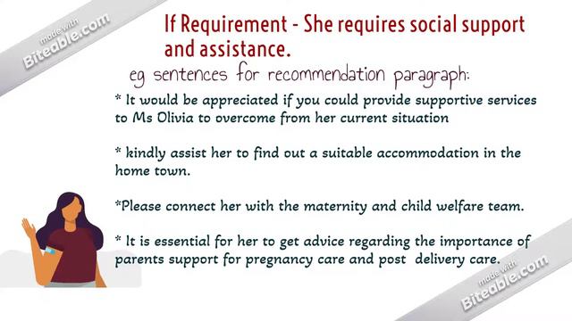 Oet letter- Recommendation  paragraph (last paragraph) Oet Exam preparation -8