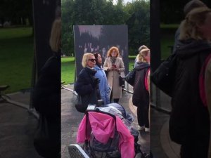 Показ фильма на экране