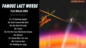 Supertramp -  Famous Last Words (Full Album 1982) With Lyrics - Download Links