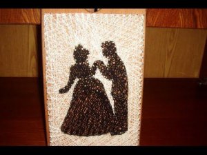 Как сделать картину из гвоздей и ниток