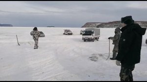 Де Кастри -Тигиль 21.02.2022г. ОТОРВАЛО ЛЁД. #рыбалка