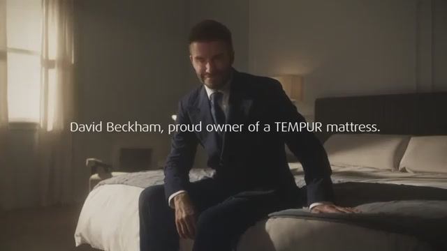 Новый ролик Tempur с Дэвидом Бекхэмом