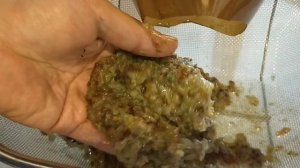 Отжим винограда. И зерна целы и соки сняты.
